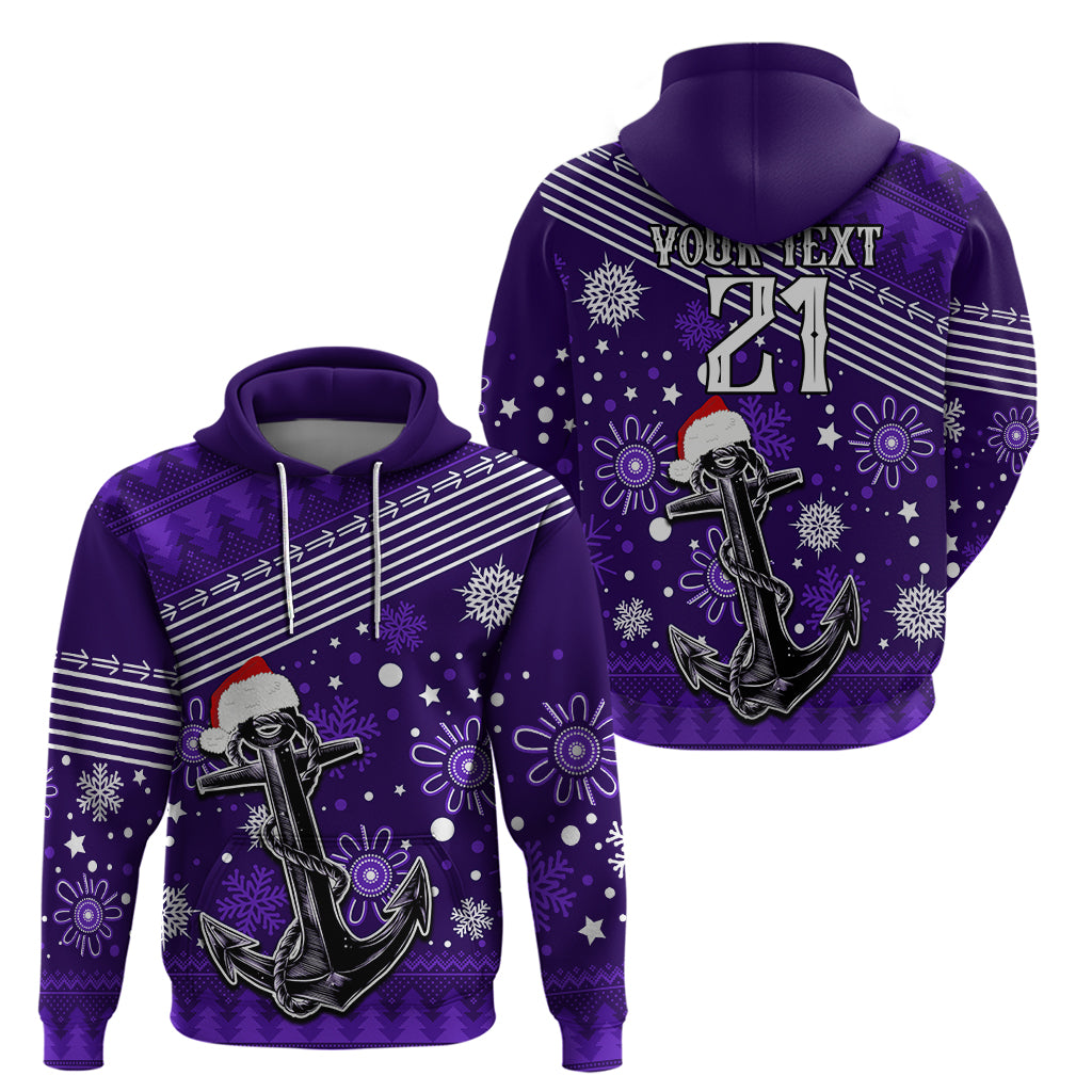 Custom Fremantle Dockers Football Hoodie Christmas Vibe 2023 LT9 - Vibe Hoodie Shop