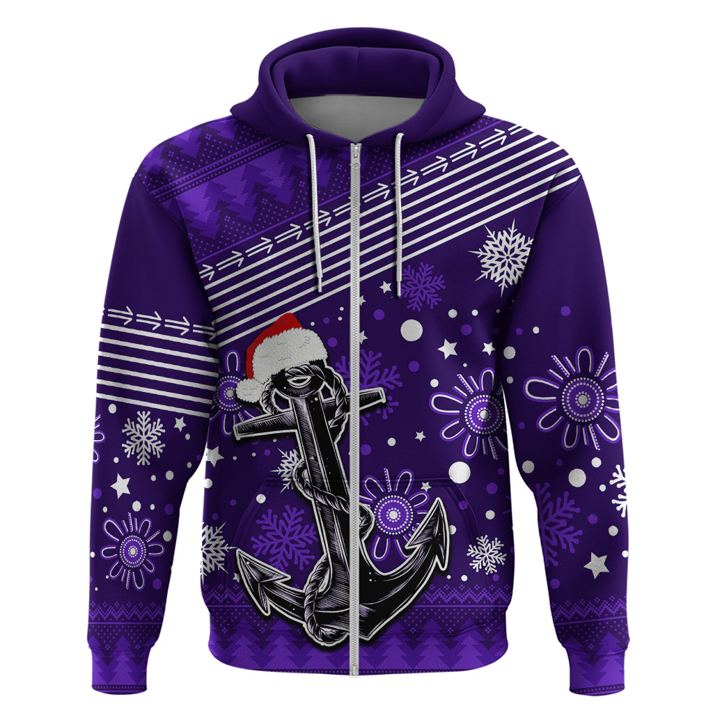 Custom Fremantle Dockers Football Hoodie Christmas Vibe 2023 LT9 - Vibe Hoodie Shop