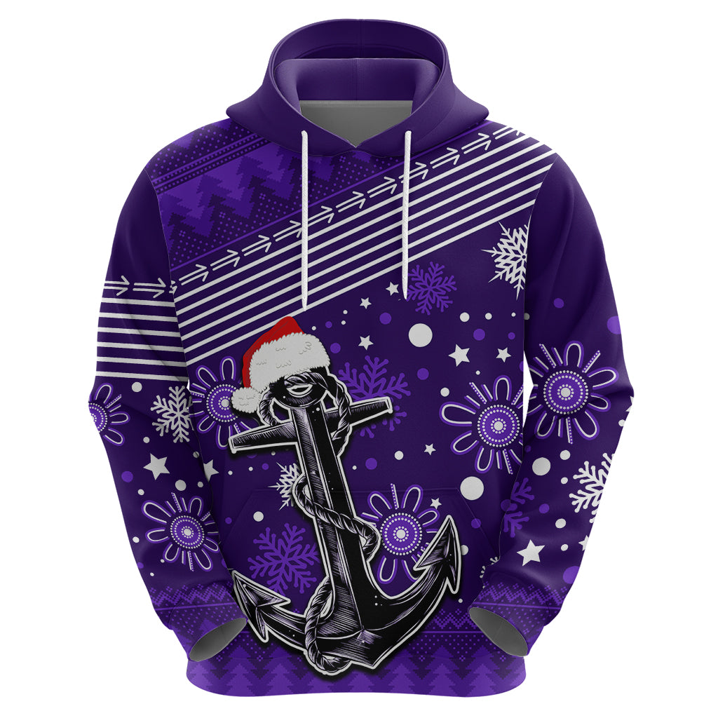 Custom Fremantle Dockers Football Hoodie Christmas Vibe 2023 LT9 - Vibe Hoodie Shop