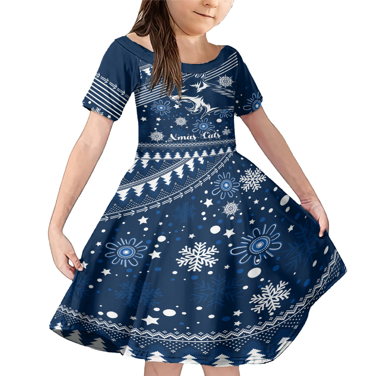 custom-geelong-cats-football-family-matching-mermaid-dress-and-hawaiian-shirt-christmas-vibe-2023