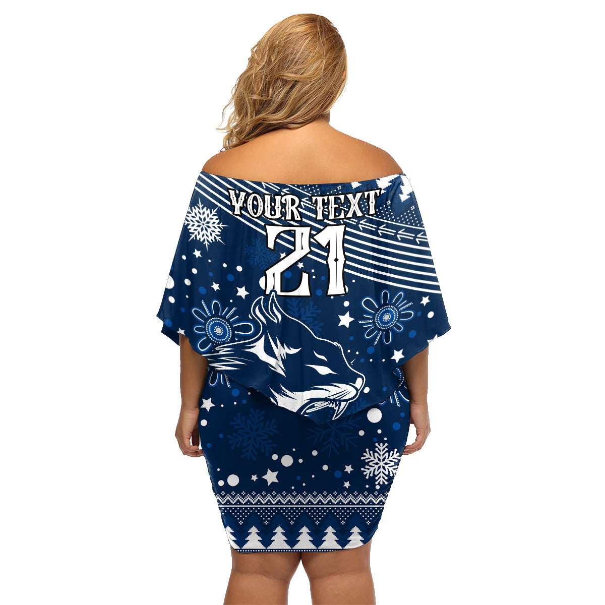 custom-geelong-cats-football-family-matching-off-shoulder-short-dress-and-hawaiian-shirt-christmas-vibe-2023