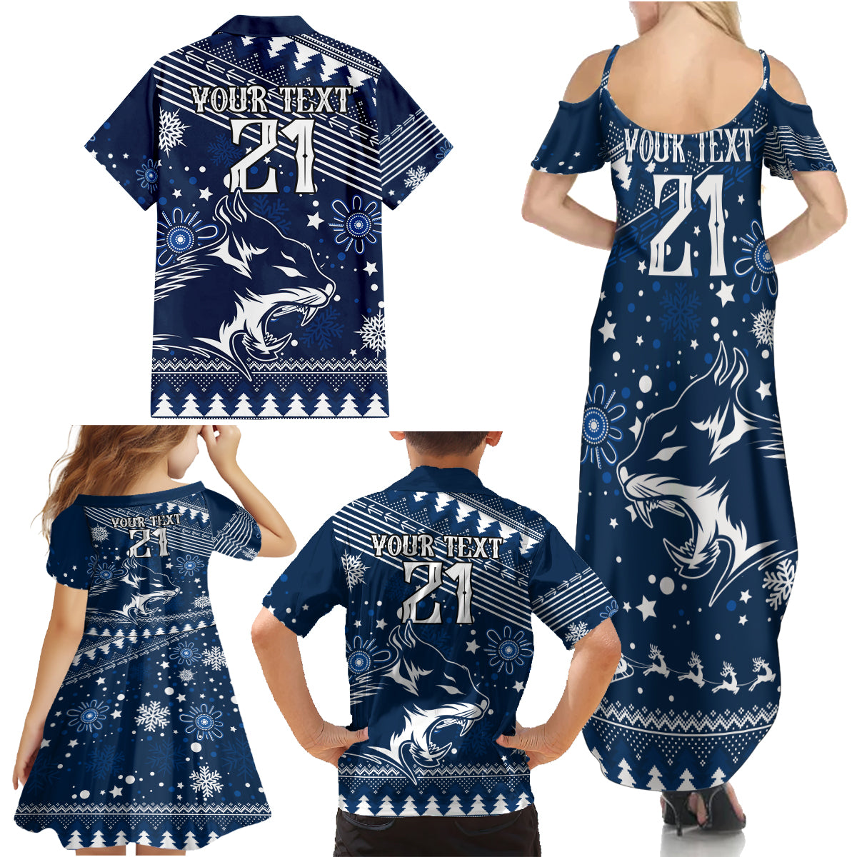 custom-geelong-cats-football-family-matching-summer-maxi-dress-and-hawaiian-shirt-christmas-vibe-2023