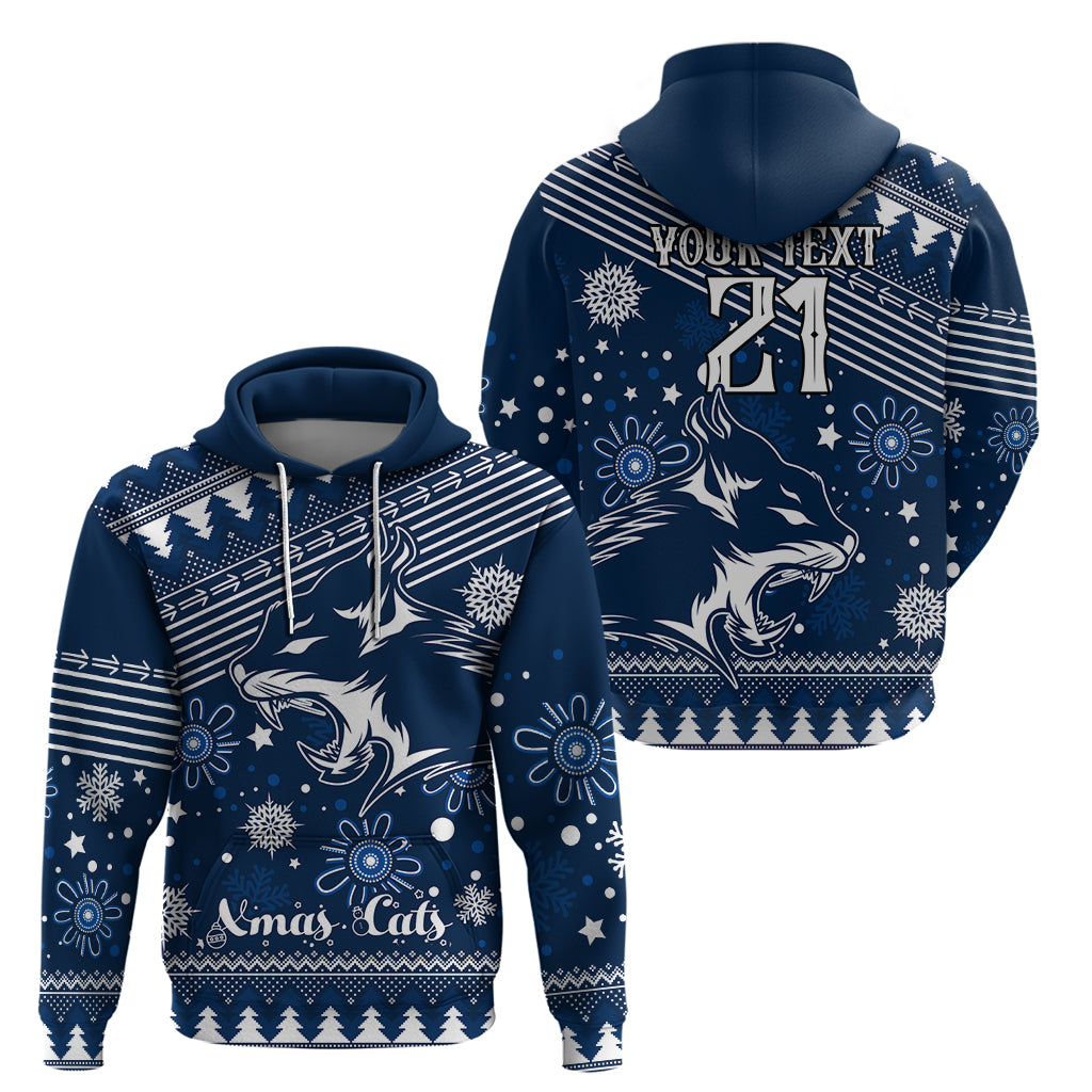 Custom Geelong Cats Football Hoodie Christmas Vibe 2023 LT9 - Vibe Hoodie Shop