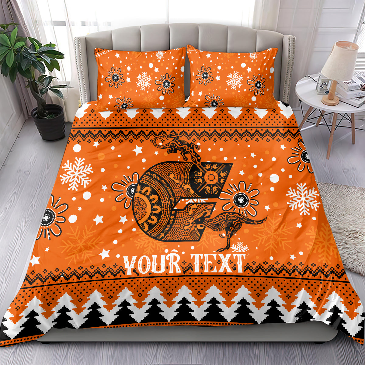 Custom Giants Football Bedding Set Christmas Vibe 2023 - Vibe Hoodie Shop