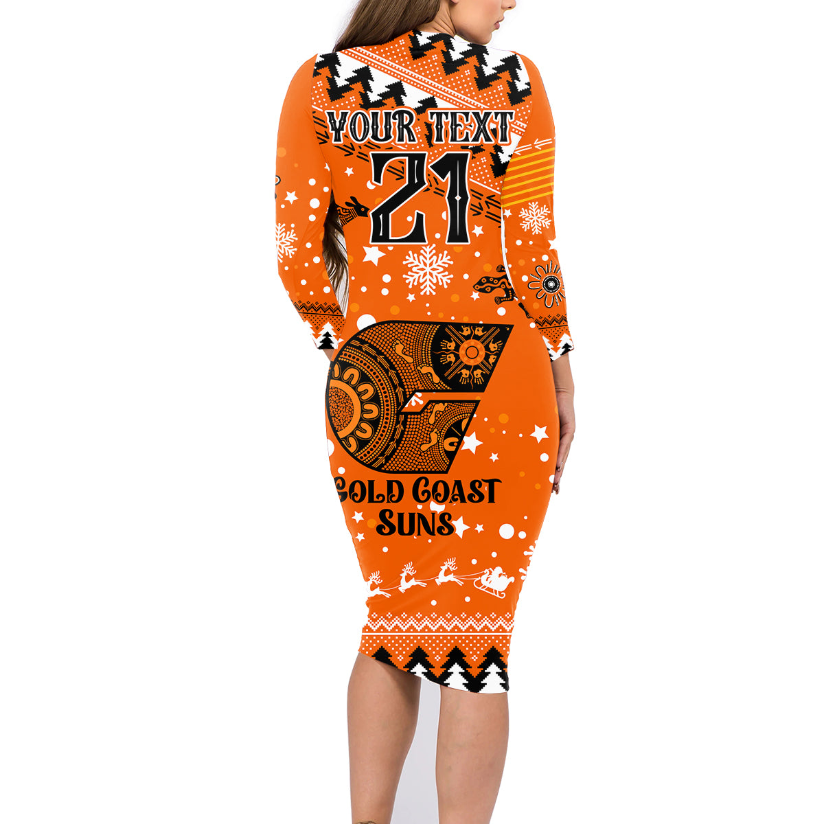 custom-giants-football-family-matching-long-sleeve-bodycon-dress-and-hawaiian-shirt-christmas-vibe-2023