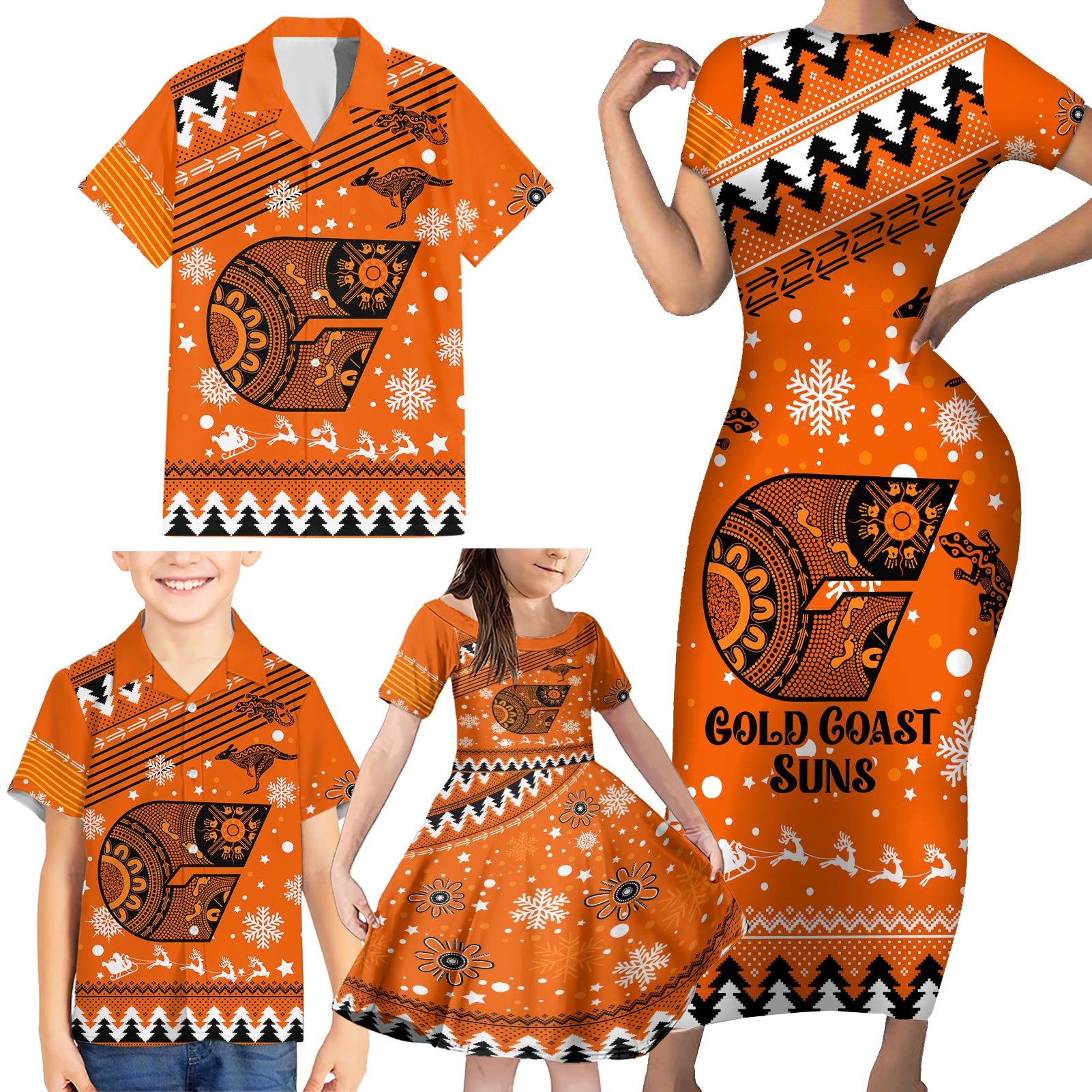 custom-giants-football-family-matching-short-sleeve-bodycon-dress-and-hawaiian-shirt-christmas-vibe-2023