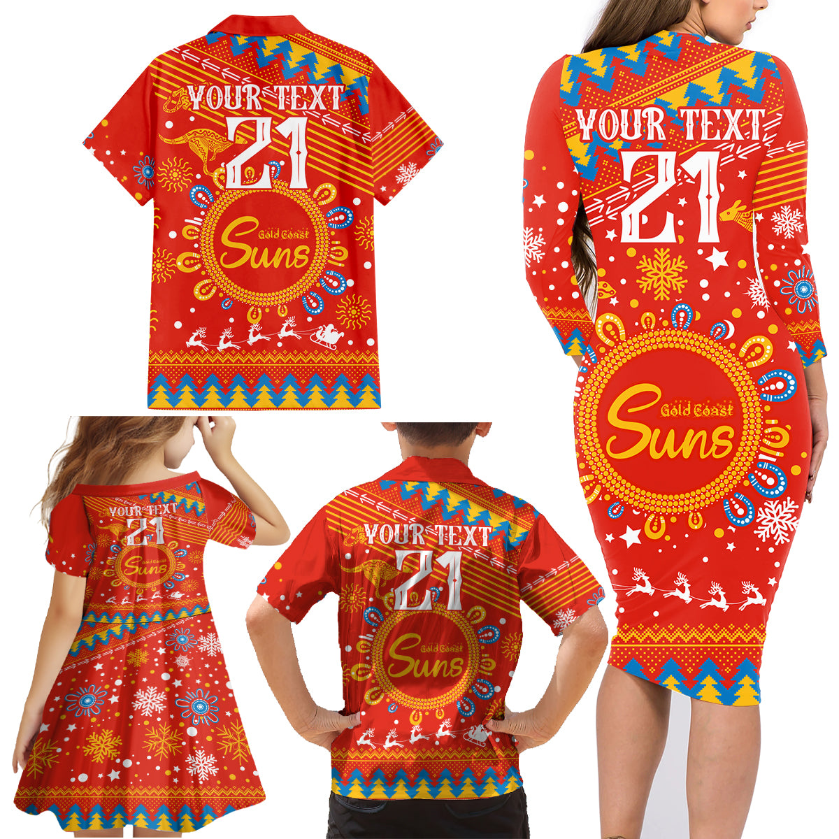 custom-gc-suns-football-family-matching-long-sleeve-bodycon-dress-and-hawaiian-shirt-christmas-vibe-2023