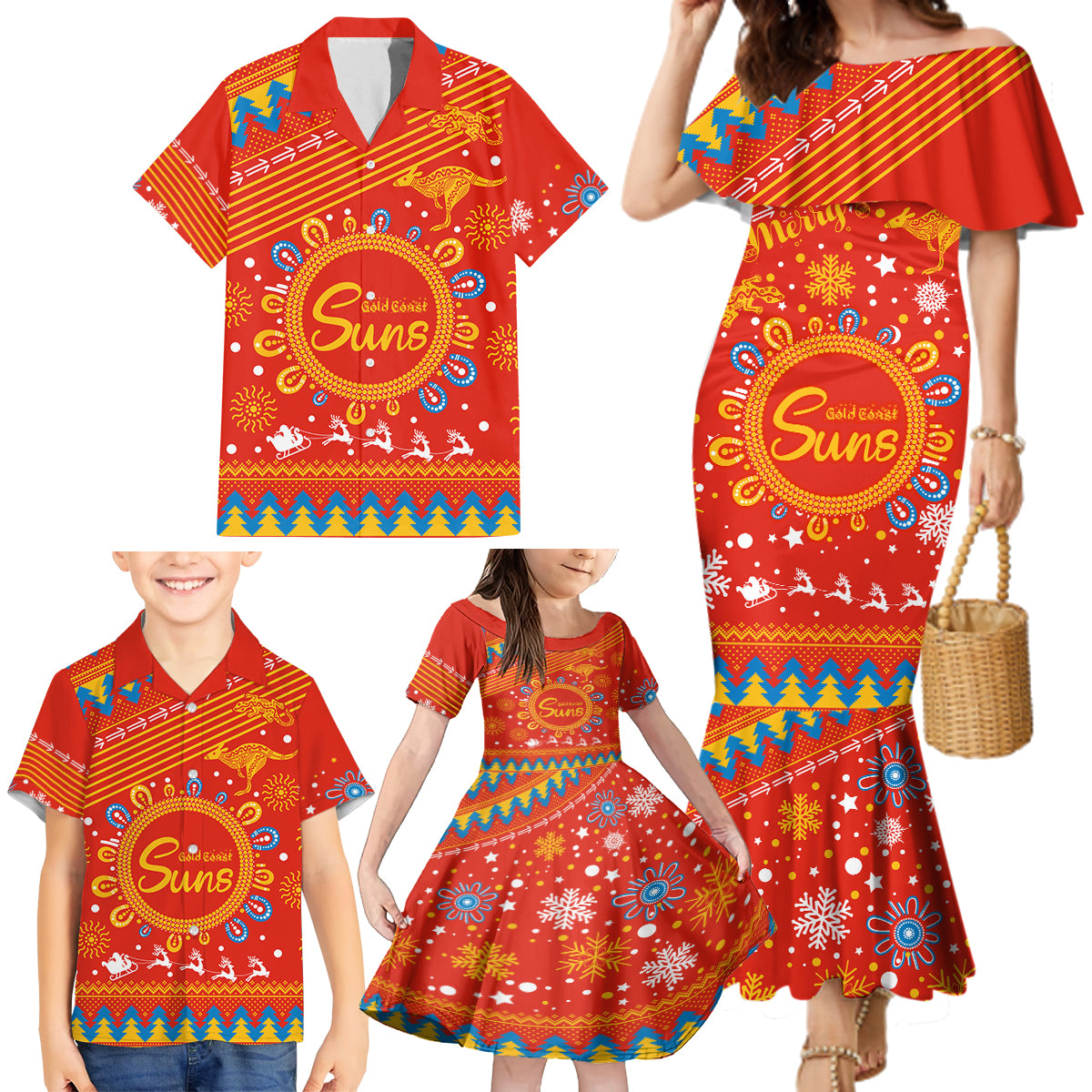 custom-gc-suns-football-family-matching-mermaid-dress-and-hawaiian-shirt-christmas-vibe-2023