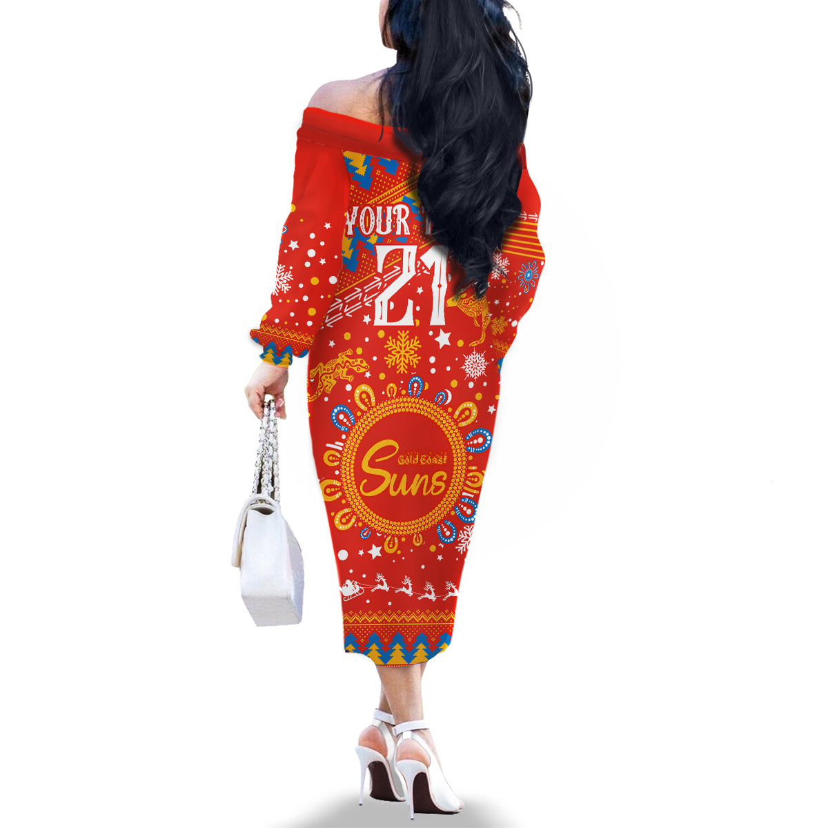 custom-gc-suns-football-family-matching-off-shoulder-long-sleeve-dress-and-hawaiian-shirt-christmas-vibe-2023