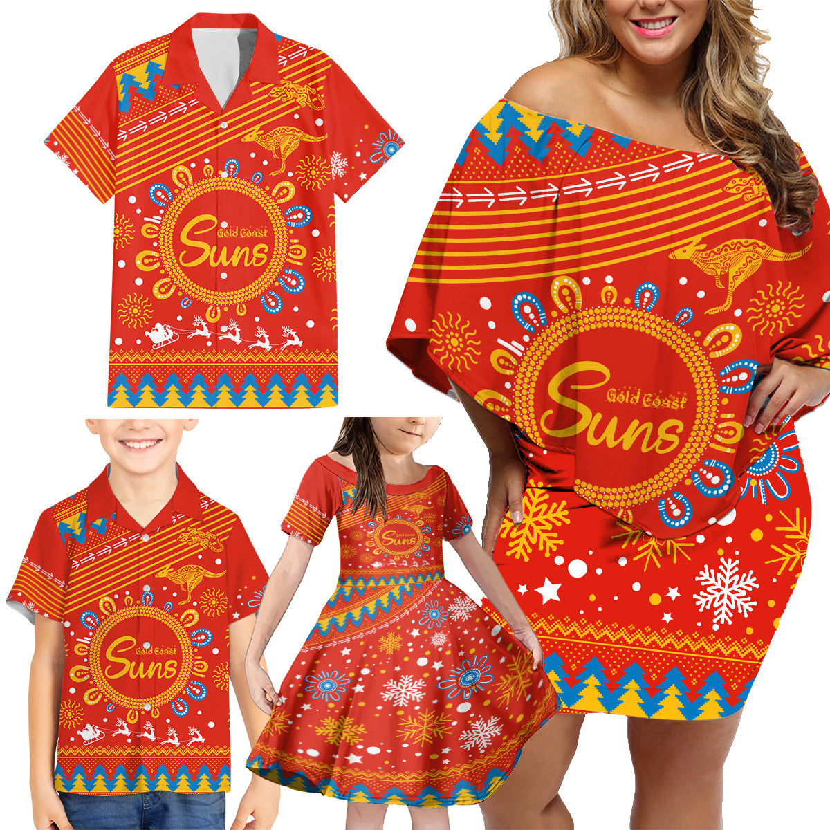 custom-gc-suns-football-family-matching-off-shoulder-short-dress-and-hawaiian-shirt-christmas-vibe-2023