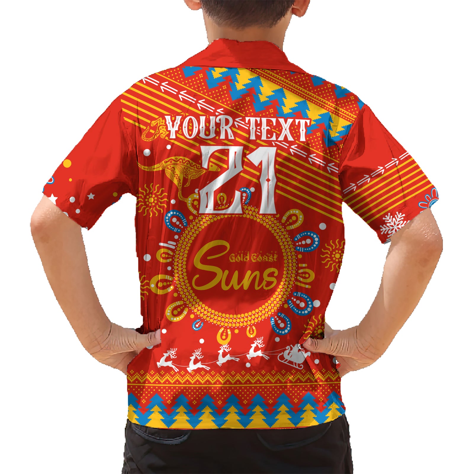 custom-gc-suns-football-family-matching-short-sleeve-bodycon-dress-and-hawaiian-shirt-christmas-vibe-2023