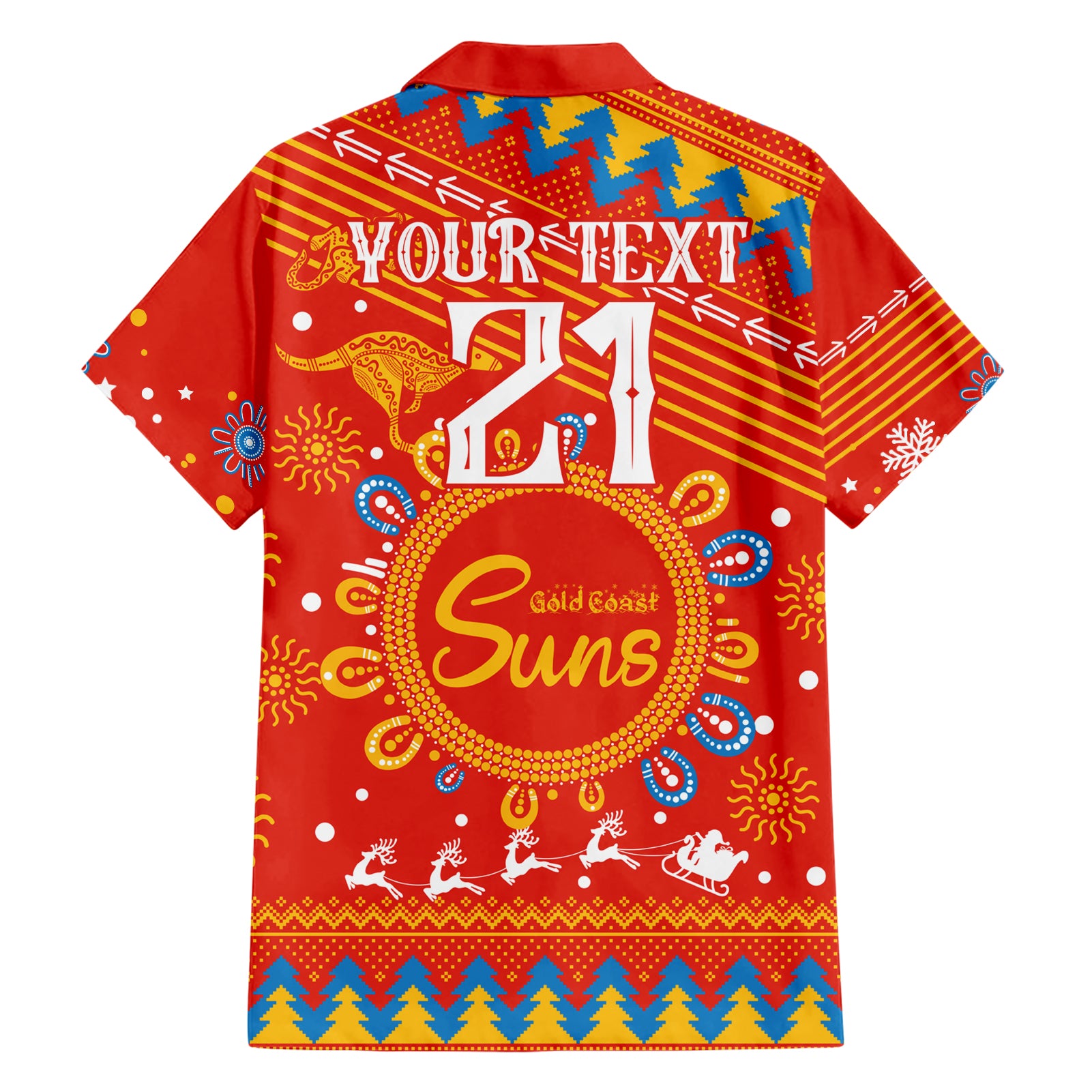 Custom GC Suns Football Hawaiian Shirt Christmas Vibe 2023 - Vibe Hoodie Shop