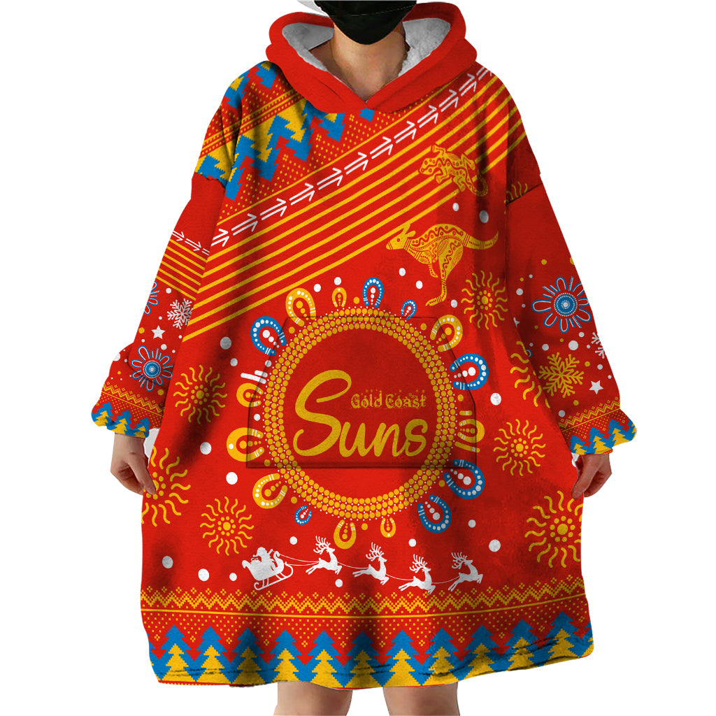 Custom GC Suns Football Wearable Blanket Hoodie Christmas Vibe 2023 - Vibe Hoodie Shop