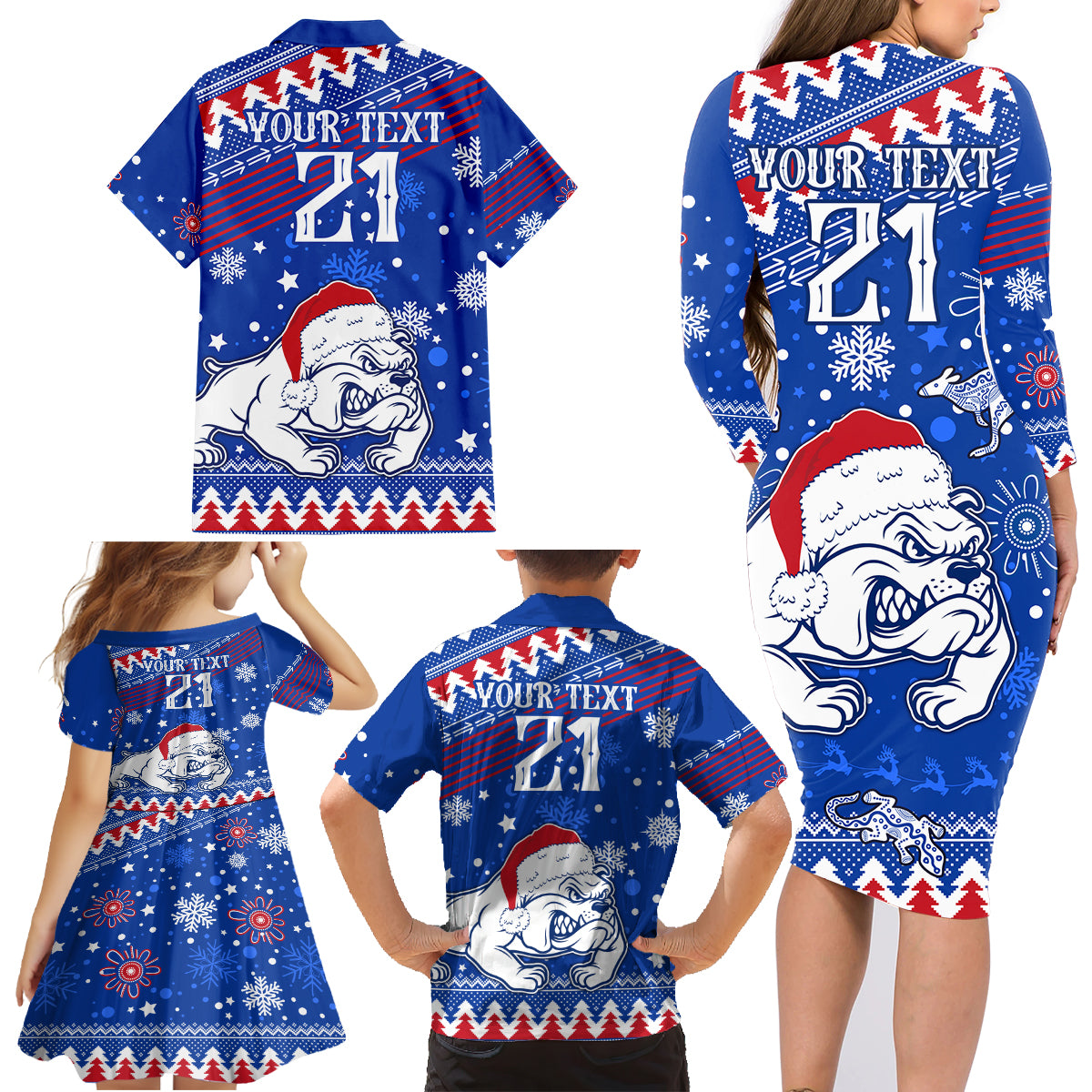 bulldogs-football-family-matching-long-sleeve-bodycon-dress-and-hawaiian-shirt-christmas-vibe-2023