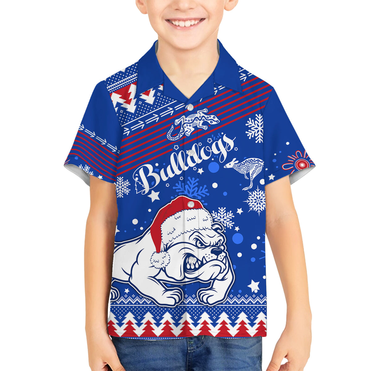 bulldogs-football-family-matching-long-sleeve-bodycon-dress-and-hawaiian-shirt-christmas-vibe-2023