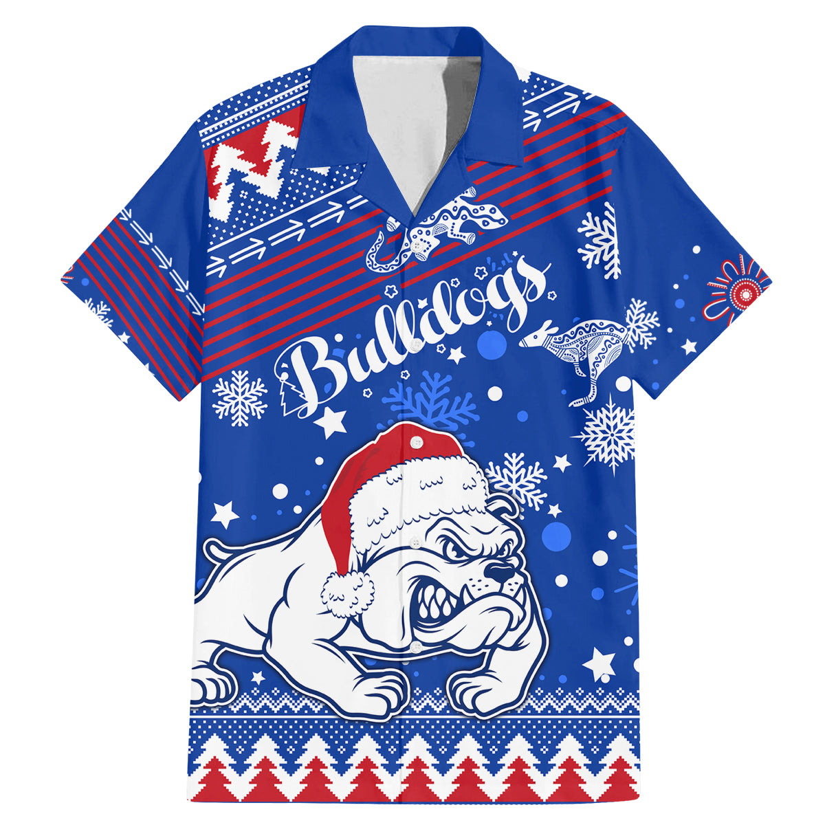 bulldogs-football-family-matching-mermaid-dress-and-hawaiian-shirt-christmas-vibe-2023