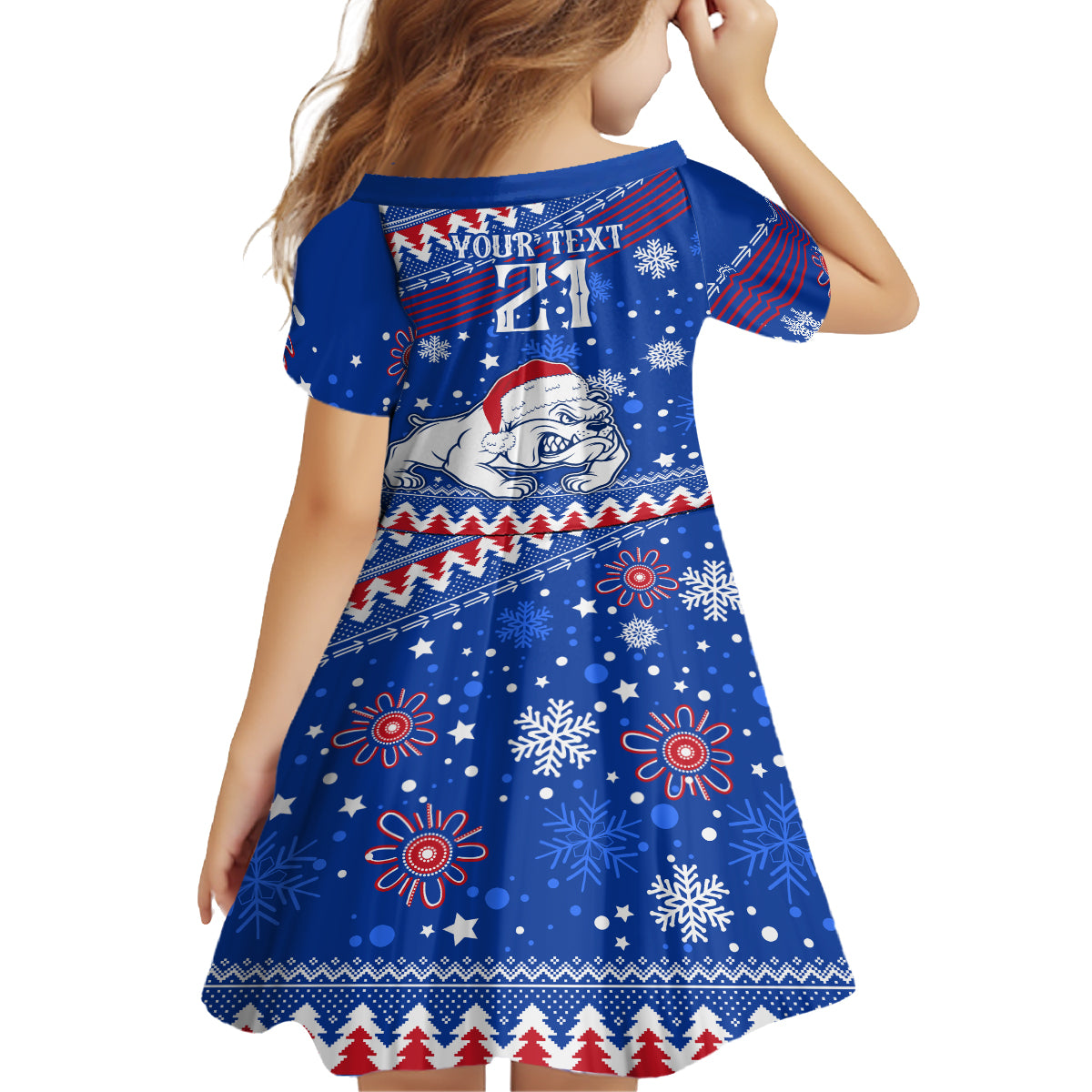 bulldogs-football-family-matching-off-shoulder-long-sleeve-dress-and-hawaiian-shirt-christmas-vibe-2023