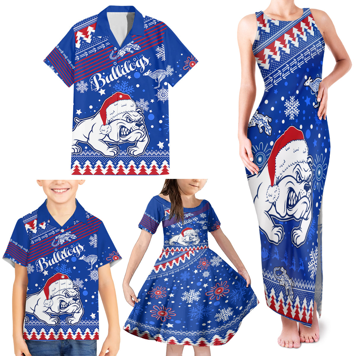 bulldogs-football-family-matching-tank-maxi-dress-and-hawaiian-shirt-christmas-vibe-2023