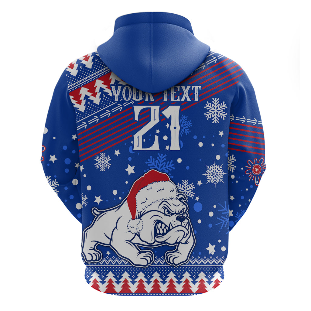 Bulldogs Football Hoodie Christmas Vibe 2023 LT9 - Vibe Hoodie Shop
