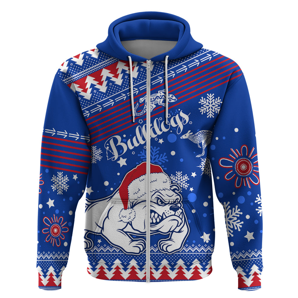 Bulldogs Football Hoodie Christmas Vibe 2023 LT9 - Vibe Hoodie Shop