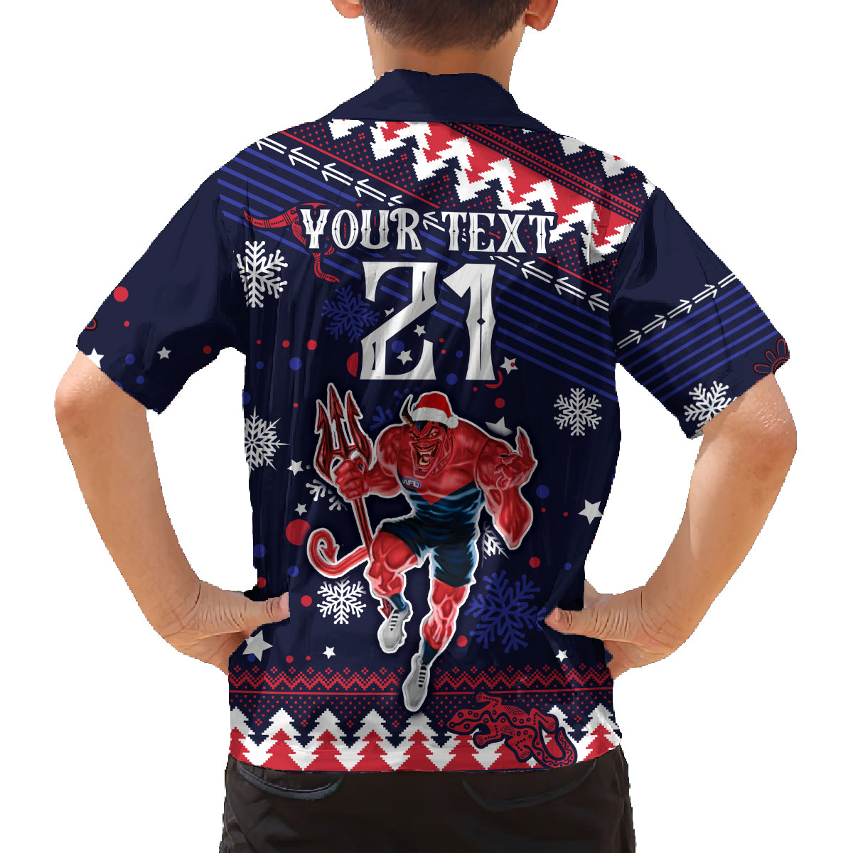 custom-melbourne-demons-football-family-matching-long-sleeve-bodycon-dress-and-hawaiian-shirt-narrm-christmas-vibe-2023