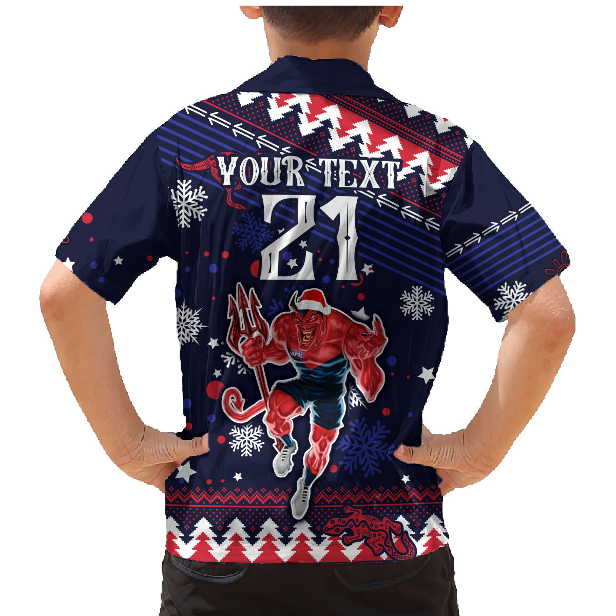 custom-melbourne-demons-football-family-matching-mermaid-dress-and-hawaiian-shirt-narrm-christmas-vibe-2023