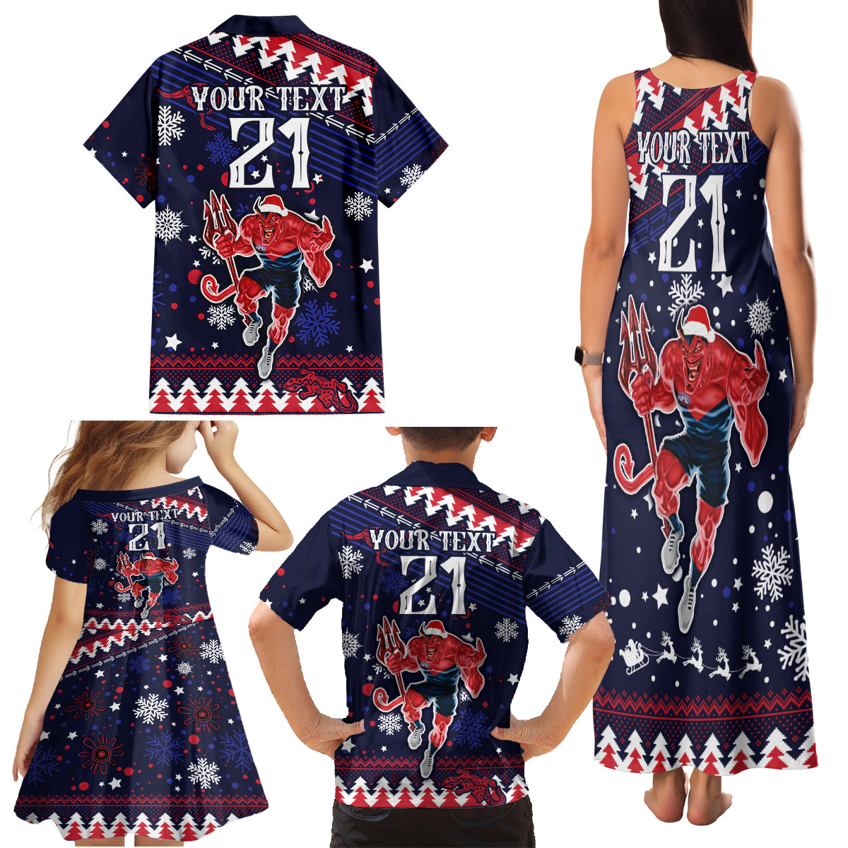 custom-melbourne-demons-football-family-matching-tank-maxi-dress-and-hawaiian-shirt-narrm-christmas-vibe-2023