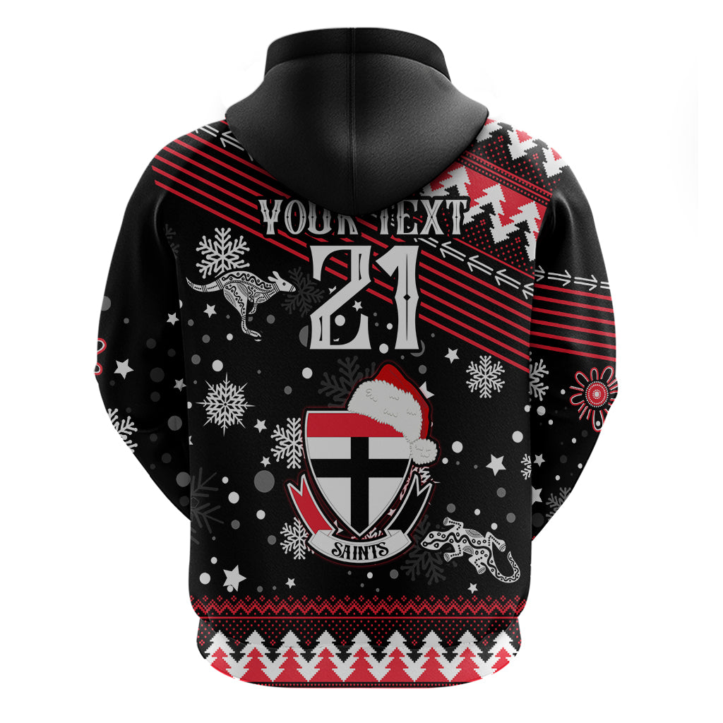 Custom St Kilda Saints Football Hoodie Christmas Vibe 2023 LT9 - Vibe Hoodie Shop