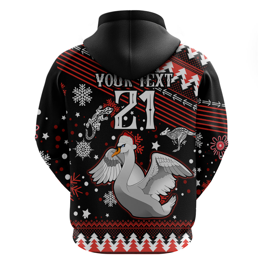 Custom Swans Football Hoodie Christmas Vibe 2023 LT9 - Vibe Hoodie Shop