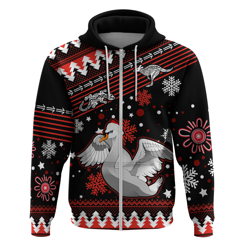 Custom Swans Football Hoodie Christmas Vibe 2023 LT9 - Vibe Hoodie Shop