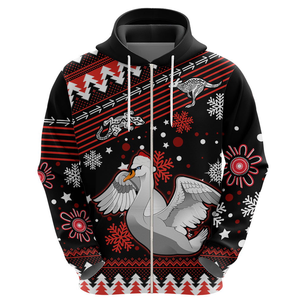 Custom Swans Football Hoodie Christmas Vibe 2023 LT9 - Vibe Hoodie Shop