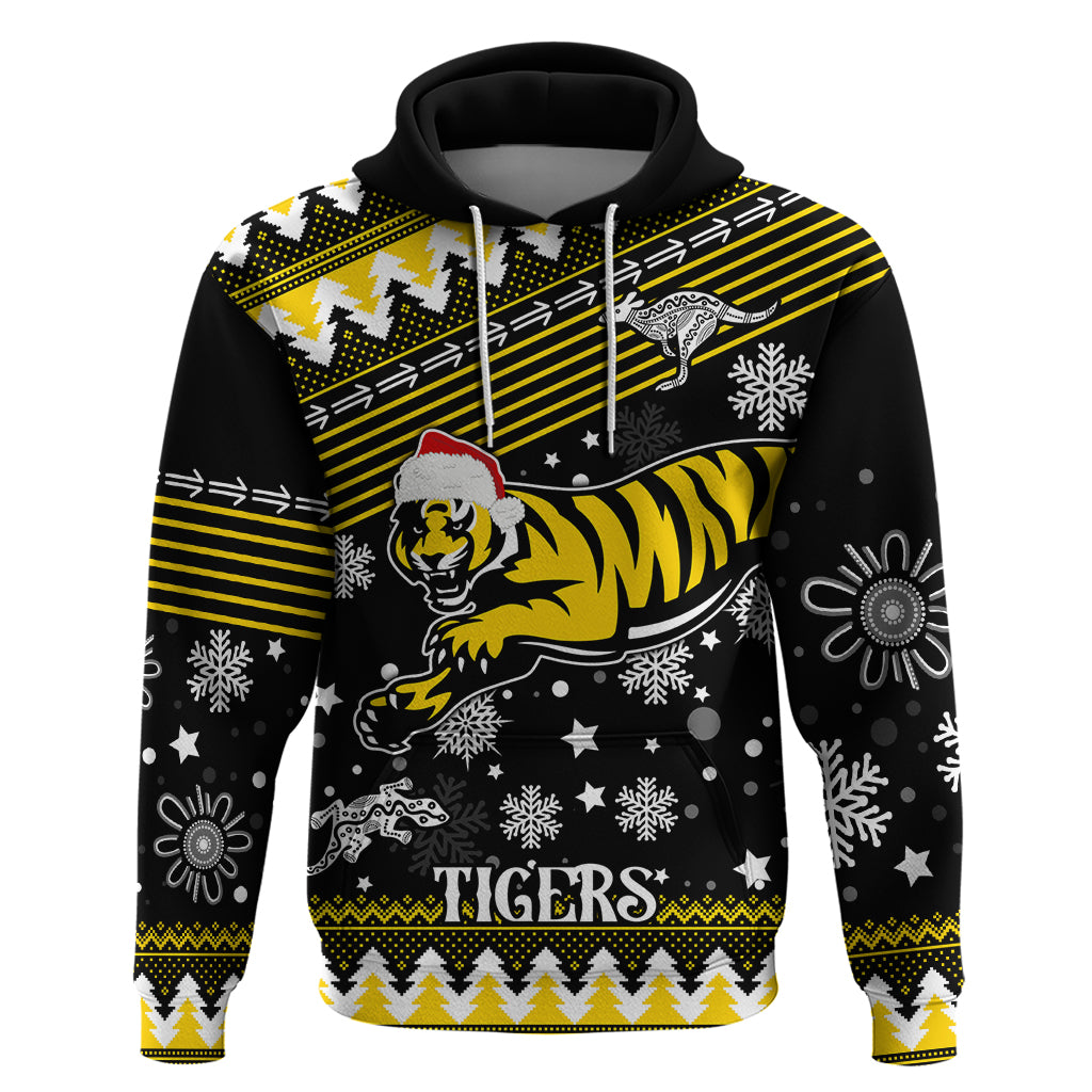 Custom Tigers Football Hoodie Christmas Vibe 2023 LT9 - Vibe Hoodie Shop