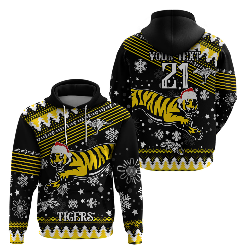 Custom Tigers Football Hoodie Christmas Vibe 2023 LT9 - Vibe Hoodie Shop