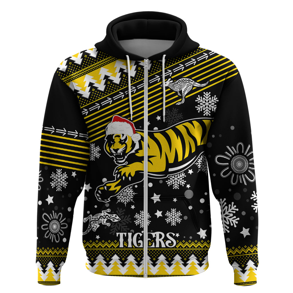 Custom Tigers Football Hoodie Christmas Vibe 2023 LT9 - Vibe Hoodie Shop