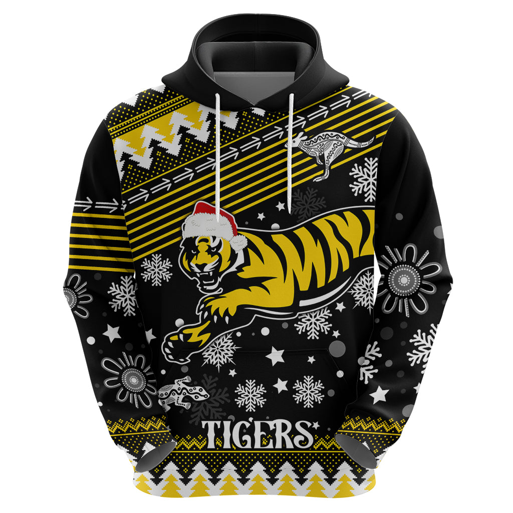 Custom Tigers Football Hoodie Christmas Vibe 2023 LT9 - Vibe Hoodie Shop
