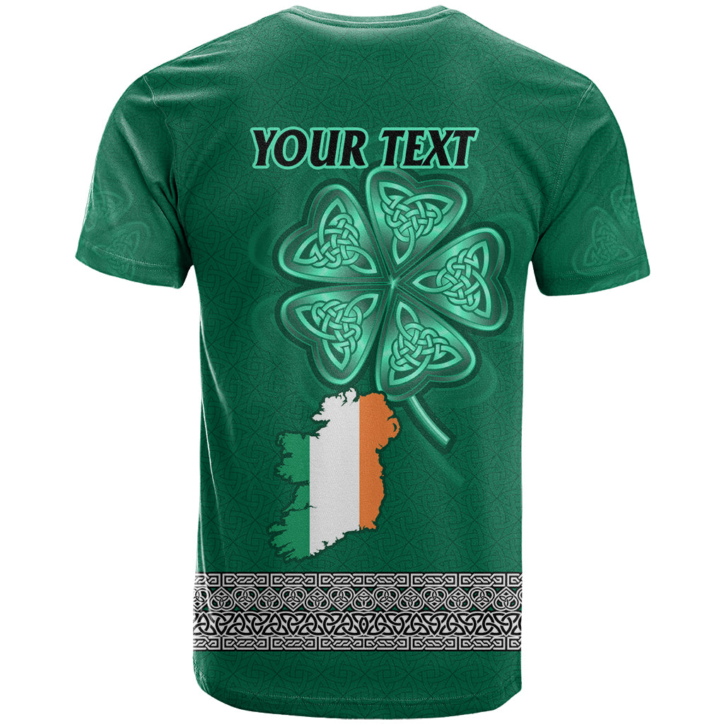 Irish Celtic Cross and Harp with Ireland Shamrock Personalized T Shirt LT9 - Vibe Hoodie Shop