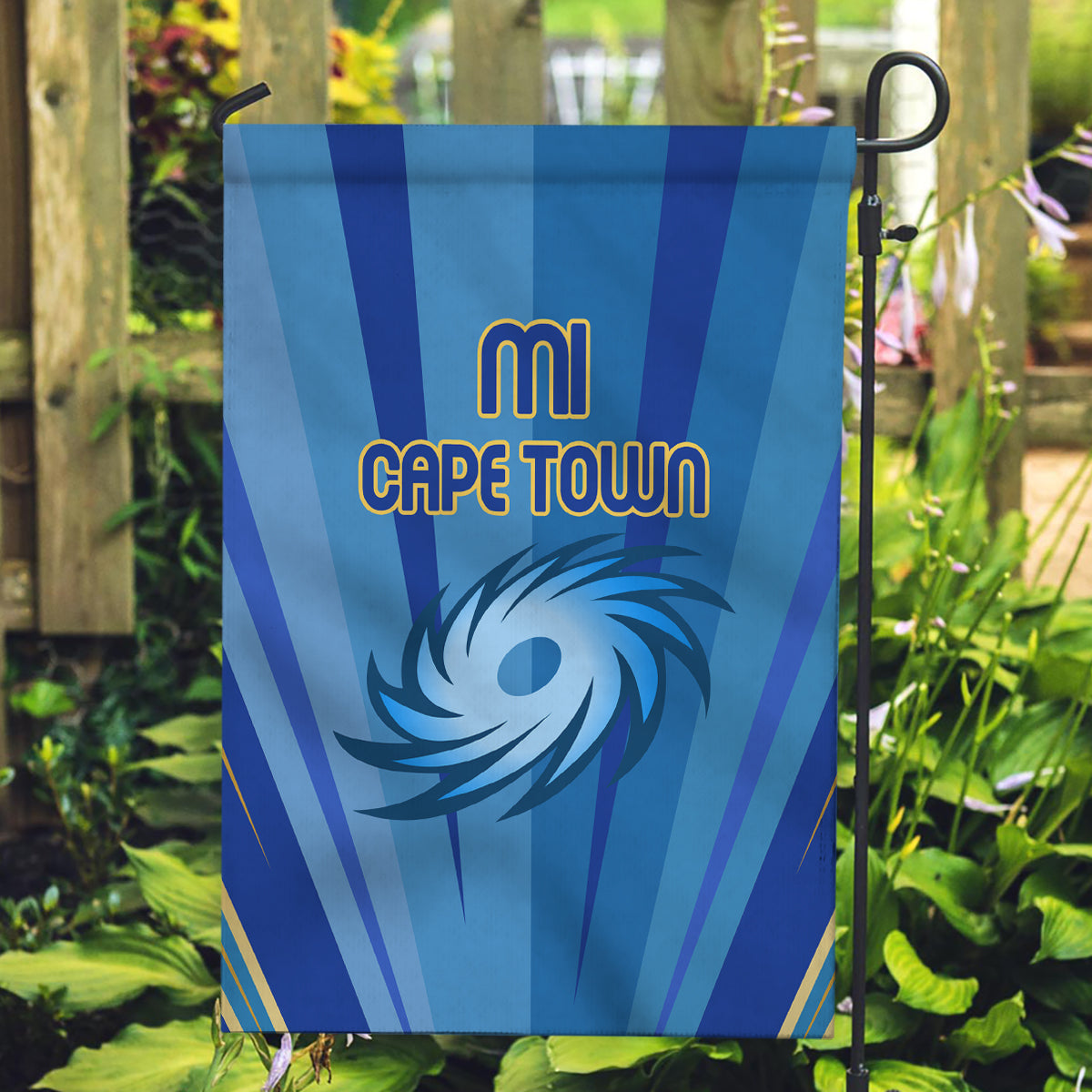 MI Cape Town Custom Garden Flag South African Cricket 2024 Sporty - Vibe Hoodie Shop