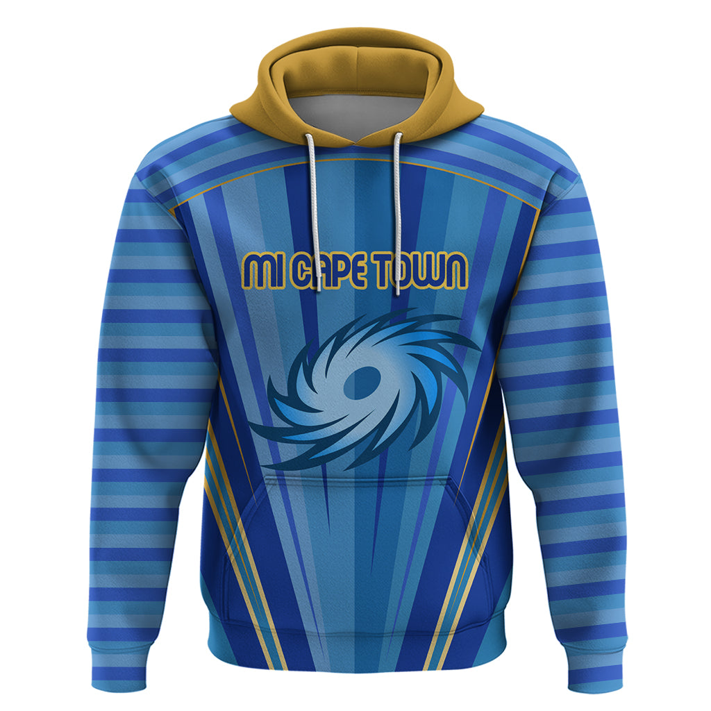 MI Cape Town Custom Hoodie South African Cricket 2024 Sporty LT9 - Vibe Hoodie Shop
