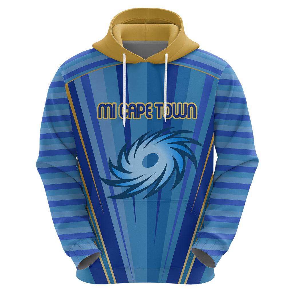 MI Cape Town Custom Hoodie South African Cricket 2024 Sporty LT9 - Vibe Hoodie Shop