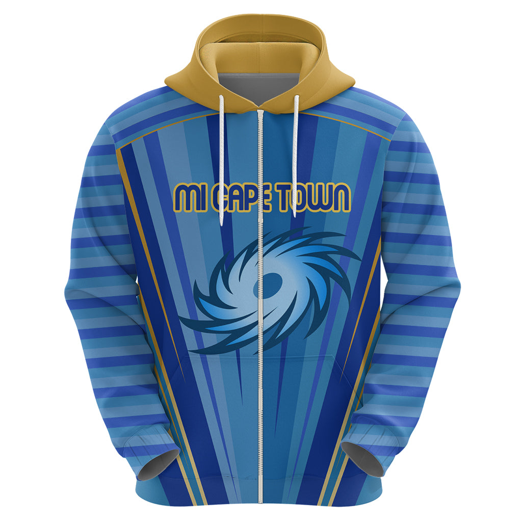 MI Cape Town Custom Hoodie South African Cricket 2024 Sporty LT9 - Vibe Hoodie Shop