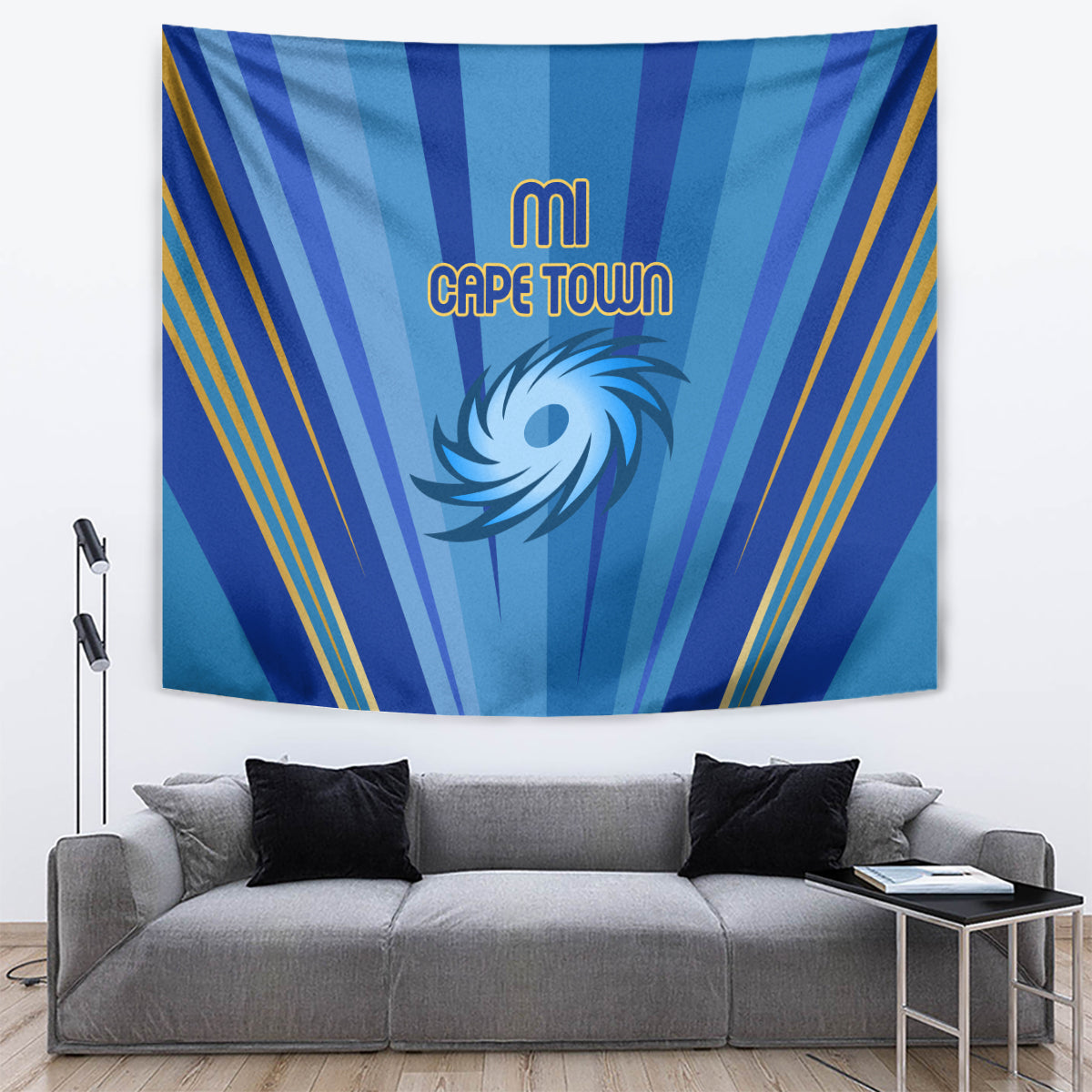 MI Cape Town Custom Tapestry South African Cricket 2024 Sporty - Vibe Hoodie Shop