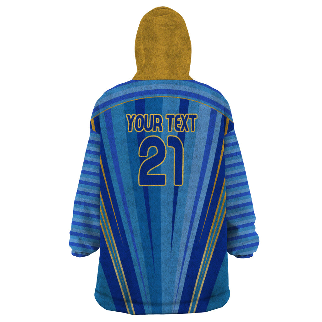 MI Cape Town Custom Wearable Blanket Hoodie South African Cricket 2024 Sporty - Vibe Hoodie Shop