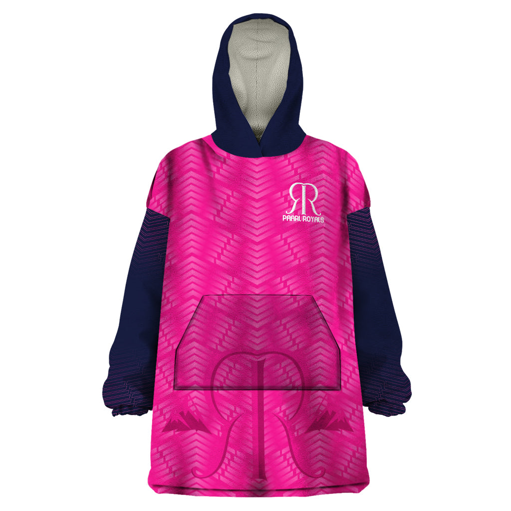 Paarl Royals Custom Wearable Blanket Hoodie South African Cricket 2024 Sporty - Vibe Hoodie Shop