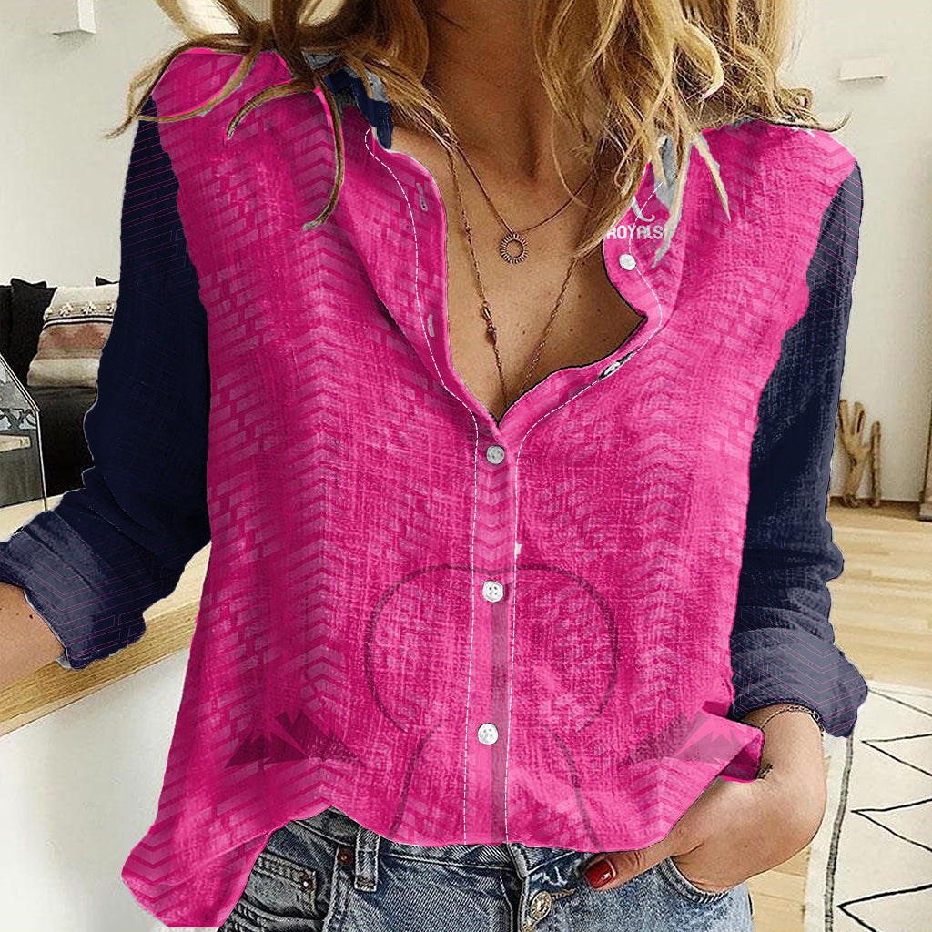 Paarl Royals Custom Women Casual Shirt South African Cricket 2024 Sporty - Vibe Hoodie Shop