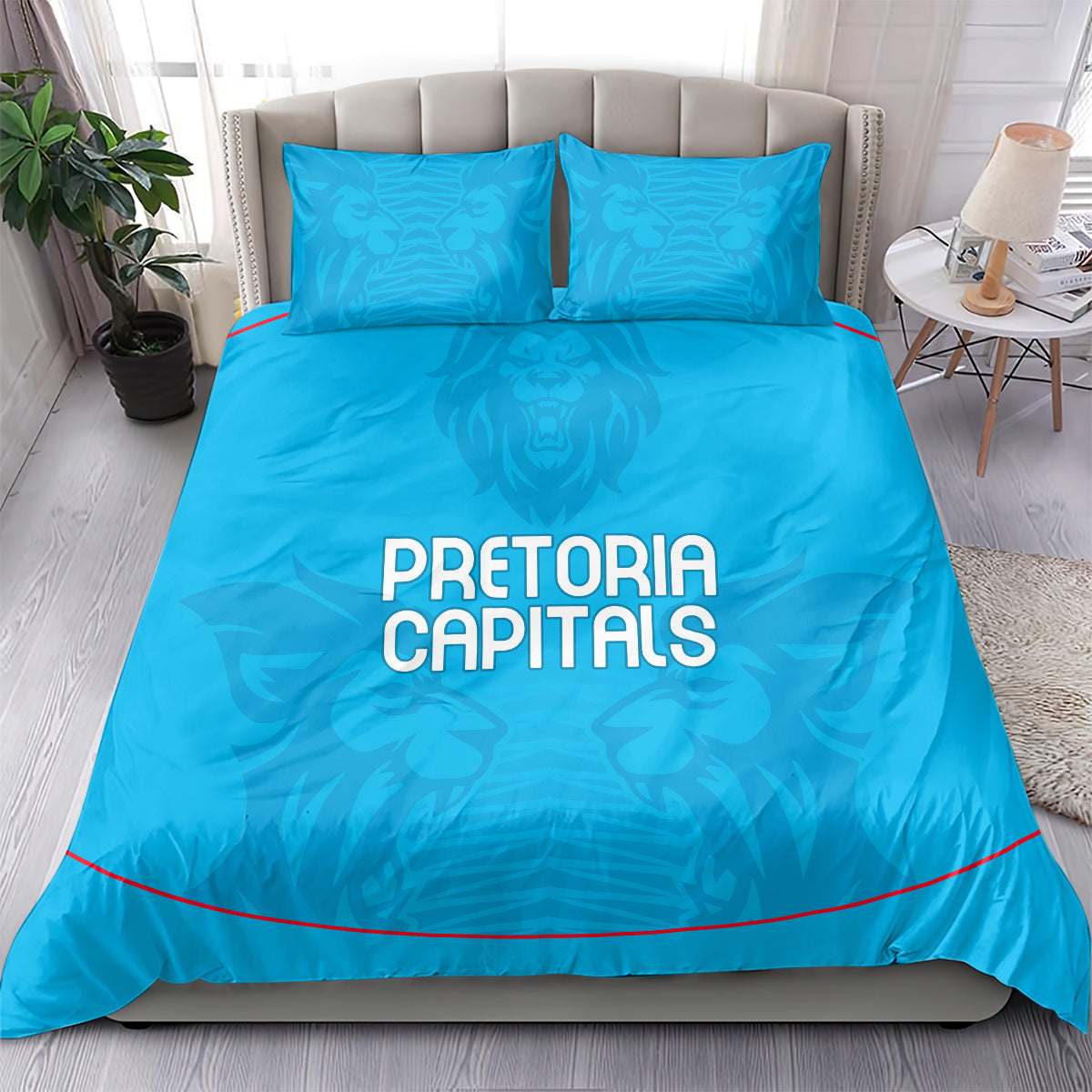 Pretoria Capitals Custom Bedding Set South African Cricket 2024 Sporty - Vibe Hoodie Shop