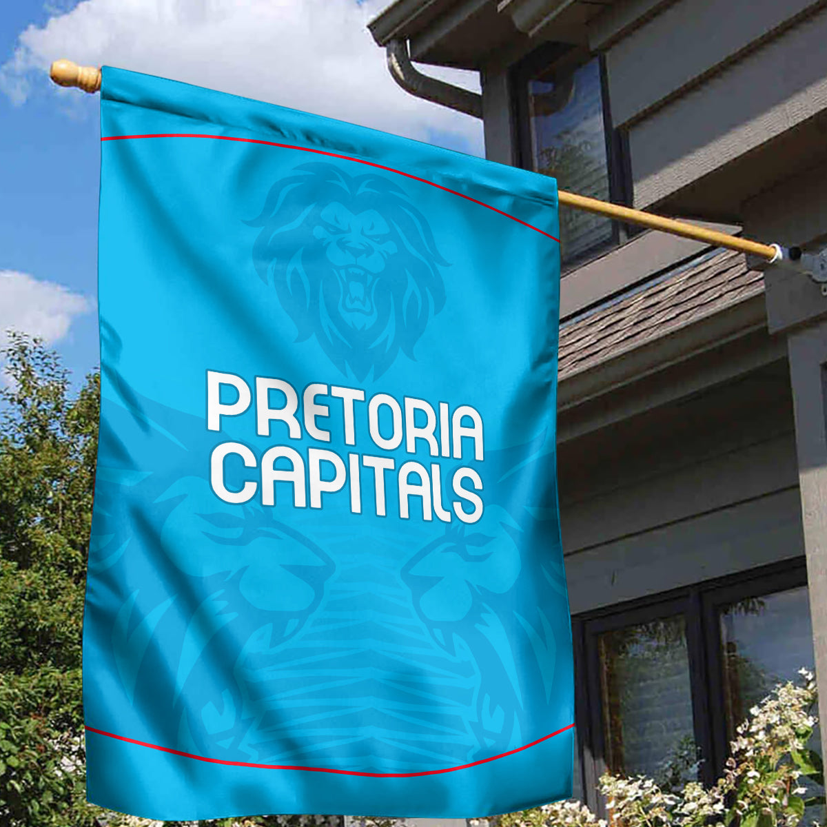 Pretoria Capitals Custom Garden Flag South African Cricket 2024 Sporty - Vibe Hoodie Shop