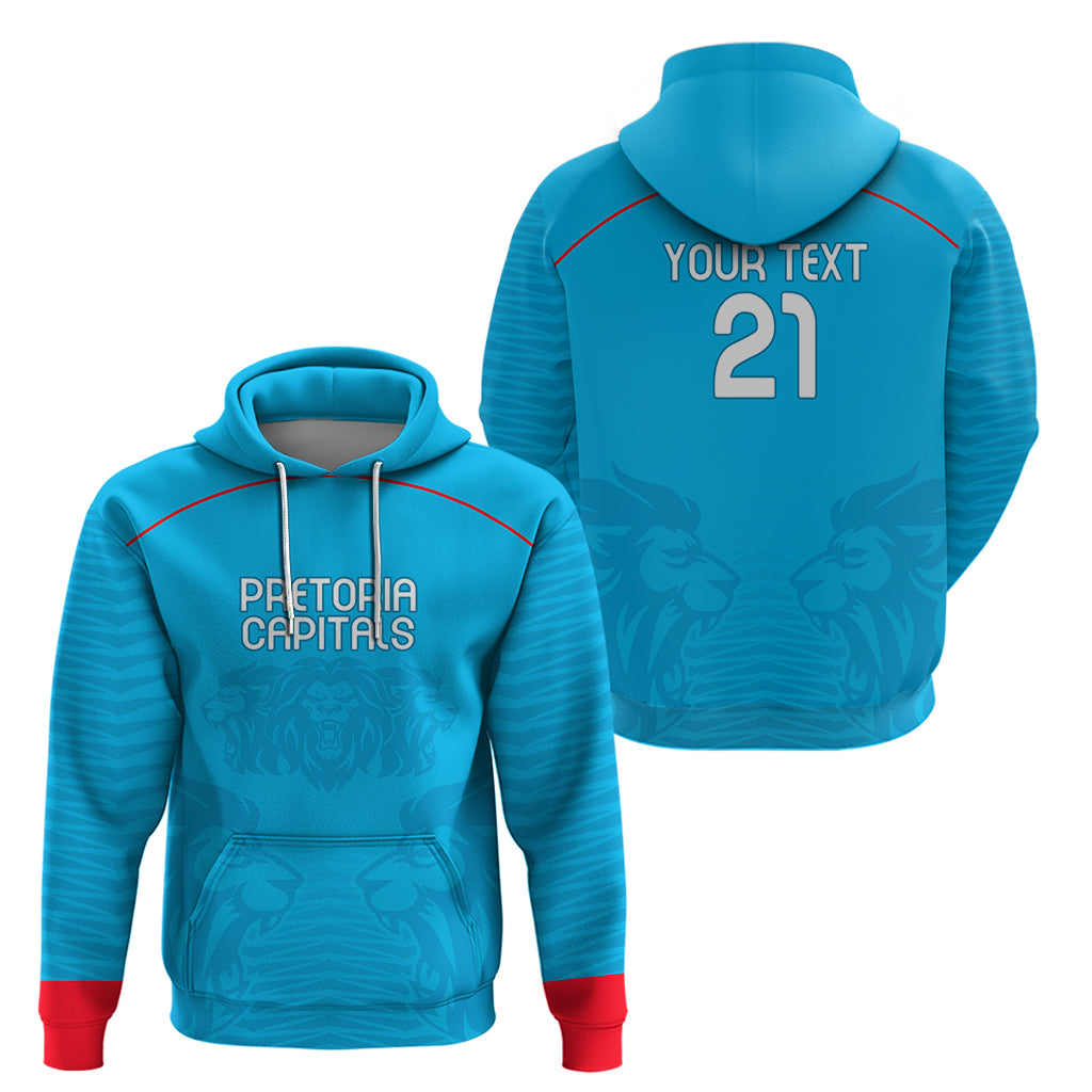 Pretoria Capitals Custom Hoodie South African Cricket 2024 Sporty LT9 - Vibe Hoodie Shop