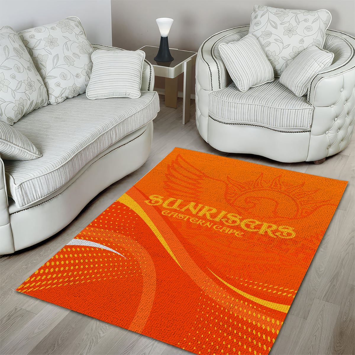 Sunrisers Eastern Cape Custom Area Rug South African Cricket 2024 Sporty - Vibe Hoodie Shop