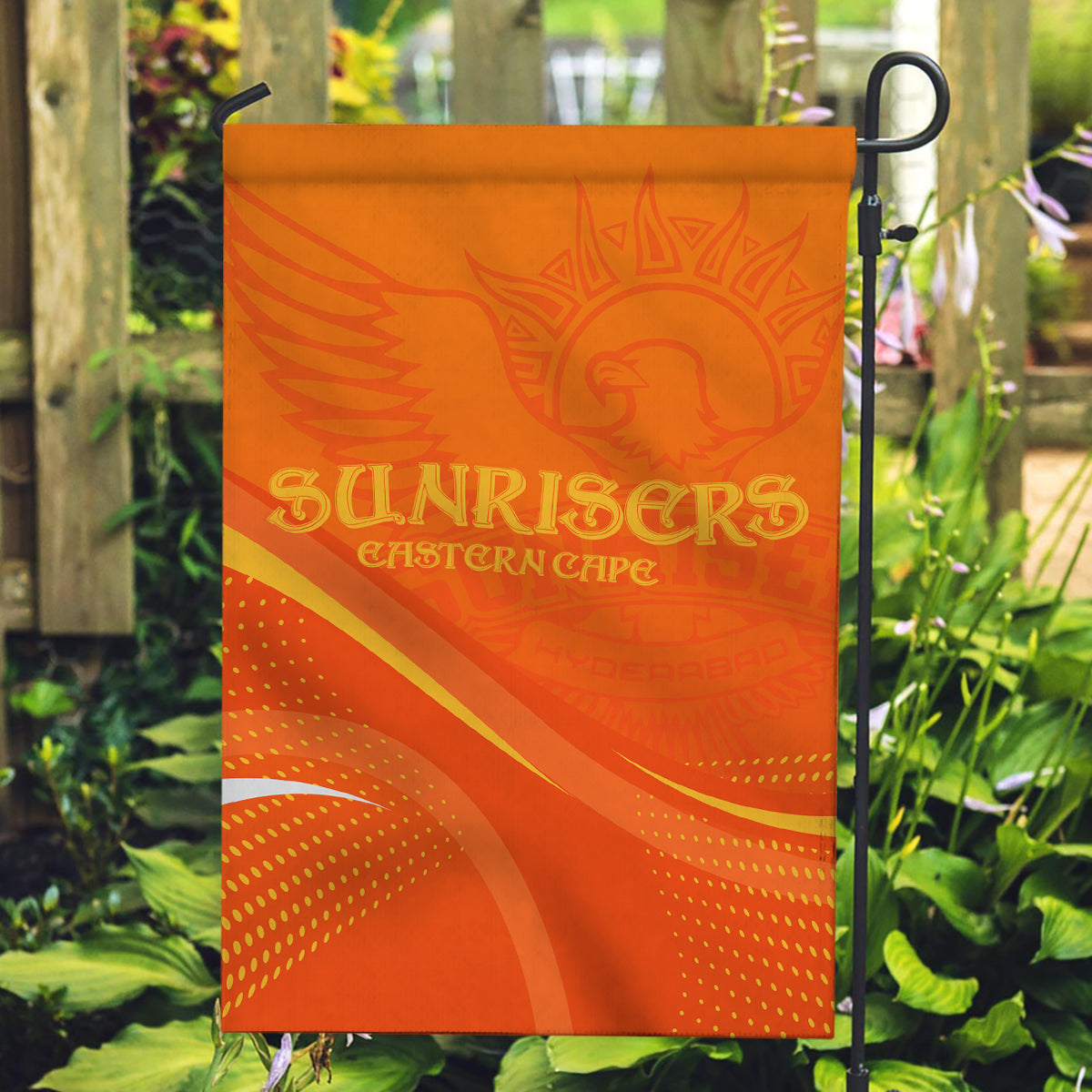 Sunrisers Eastern Cape Custom Garden Flag South African Cricket 2024 Sporty - Vibe Hoodie Shop