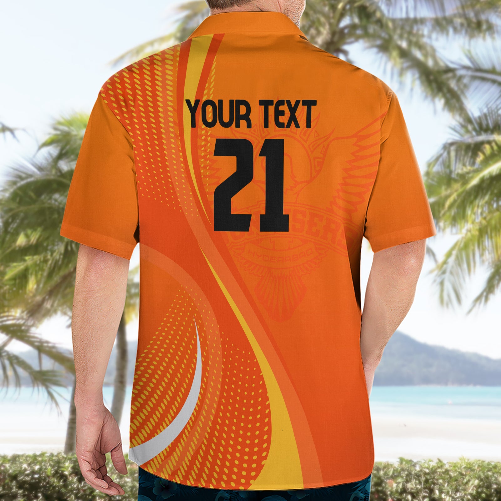 Sunrisers Eastern Cape Custom Hawaiian Shirt South African Cricket 2024 Sporty - Vibe Hoodie Shop